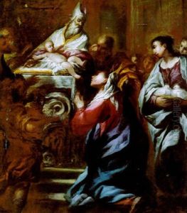 Die Darstellung Im Tempel by Giovanni Camillo Sagrestani