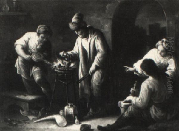 Alchemist In His Laboratory - view 1