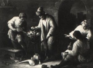 Alchemist In His Laboratory by Giovanni Camillo Sagrestani