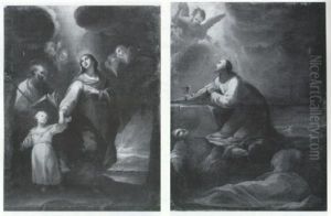 L'educazione Di Gesu Cristo Nell'orto Degli Ulivi by Giovanni Camillo Sagrestani