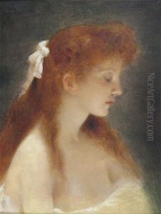 A Redhead Beauty In Profile