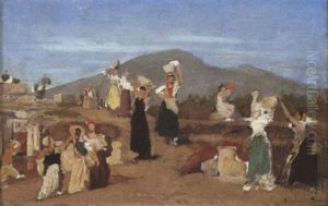 Les Fouilles A Pompei by Edouard Alexandre Sain