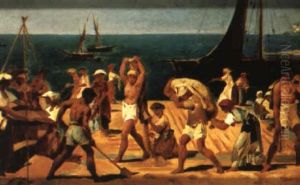 Le Debarquement Du Grain A Amalfi