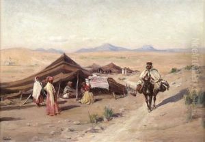 Campement Nomade, Province De Constantine (algerie), Janvier 1900