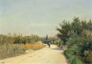 Chemin De Campagne by Paul Jean Marie Sain