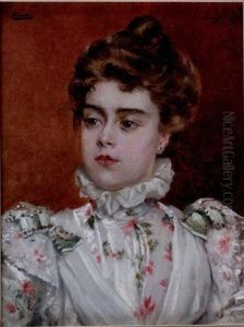 Portrait D'une Jeune Elegante
