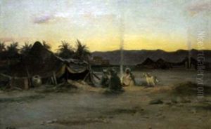 Campement Berbere Le Soir En Algerie