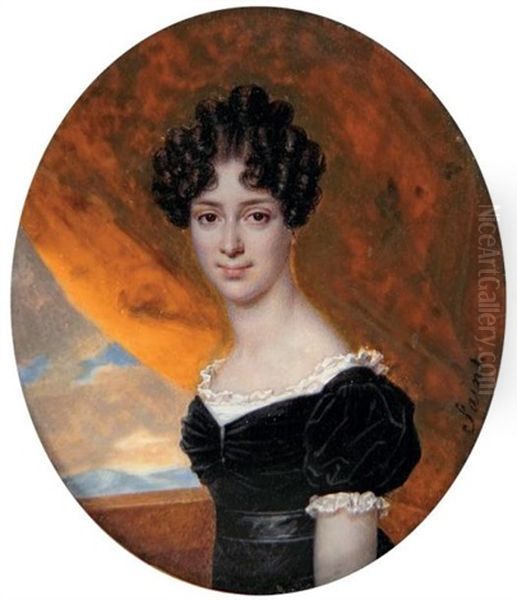 Portrait De Madame Danloux Nee Anica Hua - view 1