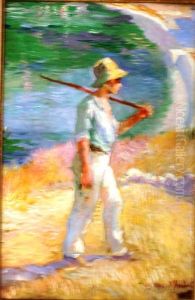Petit Pecheur by Charles Leroy Saint-Aubert