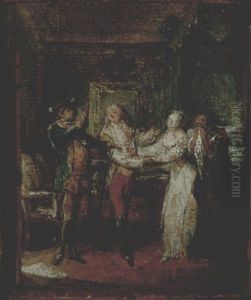 Dorimel Bidding Farewell To His Wife And Her Parents Before His Execution