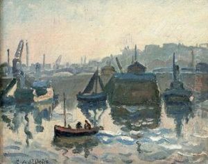 Honfleur by Henri Lienard De Saint-Delis