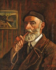 Autoportrait A La Pipe