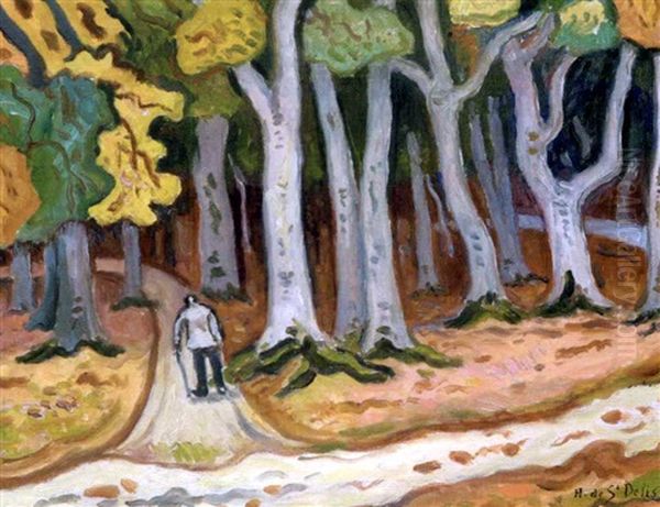 Promeneur Dans La Foret - view 1