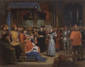 Jeanne D'arc Devant Charles Vii