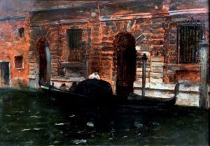 Gondole A Venise by Joseph Saint-Germier