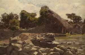 Carriere A Fontainebleau by Henri Saintin
