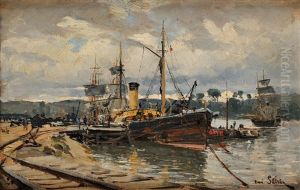 Bateaux A L'amarre Bateaux A L'amarre