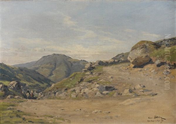 Promeneurs Sur Un Chemin Au Mont-dore - view 1