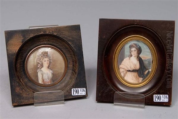 Portraits De Dame (2 Works) - view 1