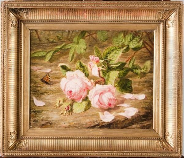 Bouquet De Roses Et Papillons - view 1