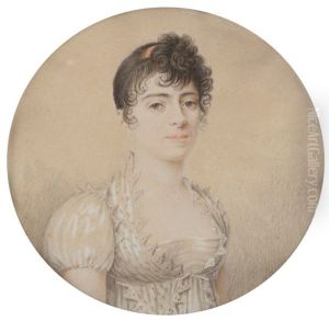 Portrait De Mlle Adelaide De Saint-memin by Charles Balthazar J. F. Saint-Memin