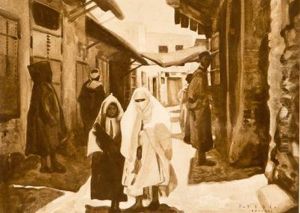 Calle De Tetuan by Arthur Boue