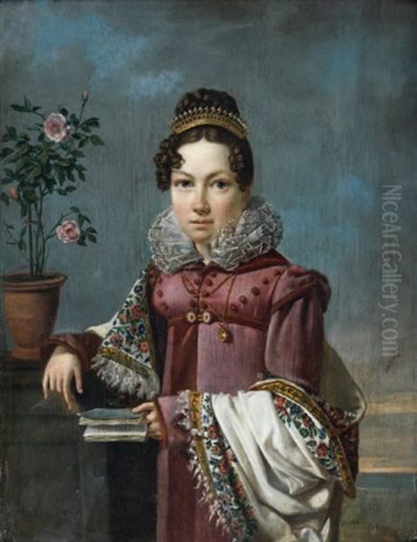 Portrait De Jeune Femme - view 1