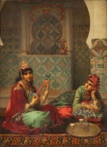 Musique Au Harem by Gaston Casimir Saint-Pierre