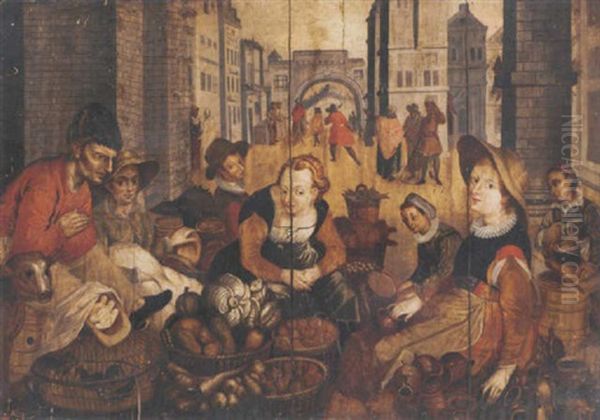 A Street Market - view 1