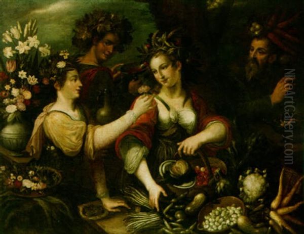 Bacchus, Ceres, Proserpine And Pluto - view 1
