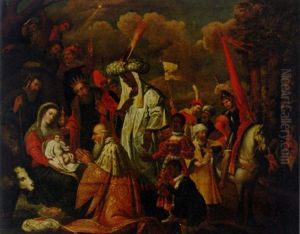 The Adoration Of The Magi by Jean-Baptist de Saive