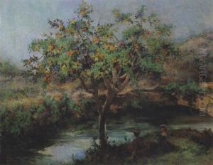 Bajo El Arbol Frutal by Emilio Sala y Frances