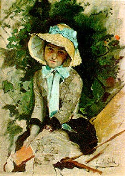 Muchacha Leyendo - view 1