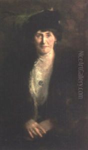 Dama Con Sombrero by Emilio Sala y Frances