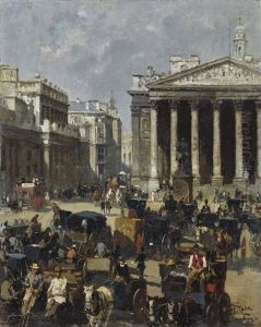 Mansion House And Royal Exchange, London