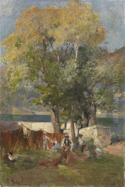 Pescatori Sul Lago Maggiore - view 1