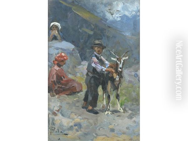 The Young Goat Herder - view 1