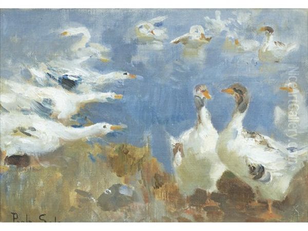 Study Of Geese - view 1