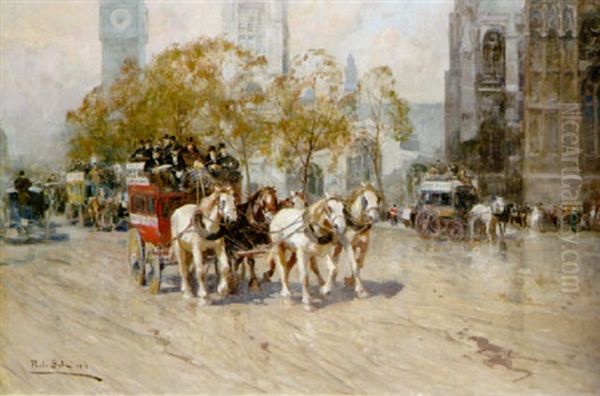 Broad Sanctuary, Westminster, London - view 1