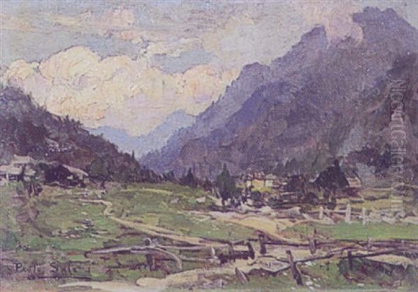 Italiensk Bjerglandskab - view 1