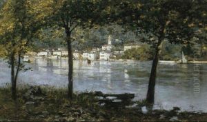 View Of Lake Como by Paolo Sala