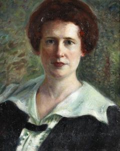 Portrait Of Carrie Aude (the Artists Wife)