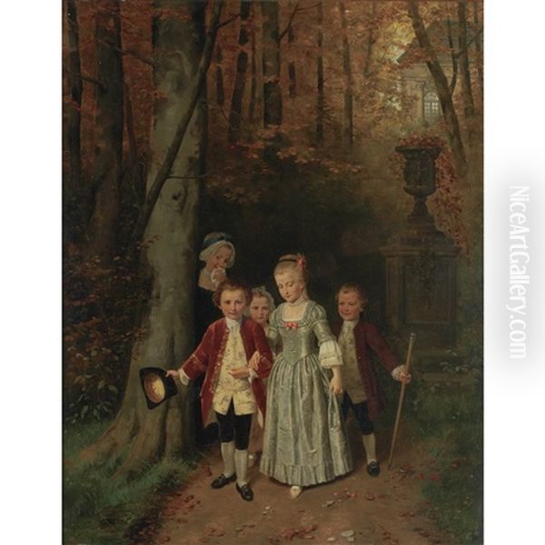 Children In The Forest - view 1