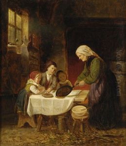 Pfannkuchentag Bei Der Grosmutter by Hubert Salentin