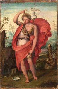 S. Giovanni Battista by Arcangelo di Leonardo Salimbeni