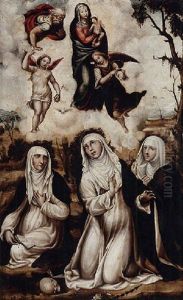Estasi Di Santa Caterina by Arcangelo di Leonardo Salimbeni