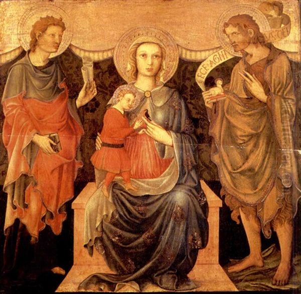 The Madonna And Child With Saints John The Evangelist And John The Baptist - view 1