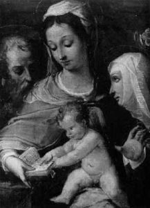 La Ste. Famille Et Ste. Catherine De Sienne by Ventura Salimbeni