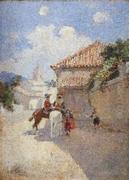 Paesaggio Con Figure; Paesaggio Con Cavaliere (pair) - view 1