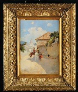Cavalieri (pair) by Augustin Salinas y Teruel